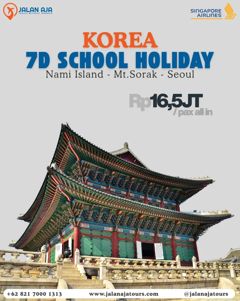 7D Korea School Holiday by SQ