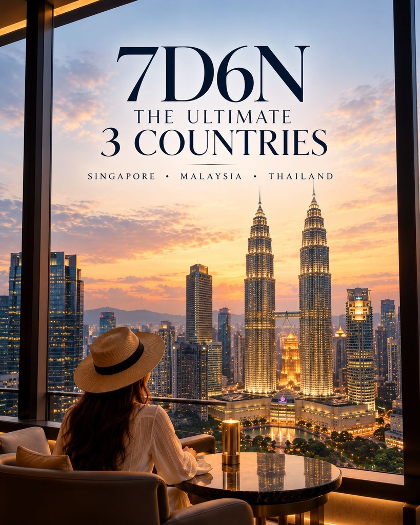 7D Ultimate 3 Countries (Singapore-Malaysia-Thailand)