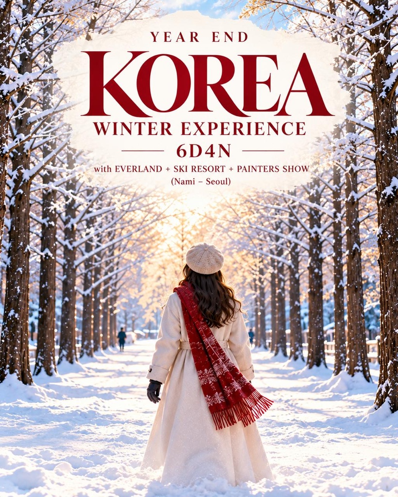 6D Year End Korea Winter Experience